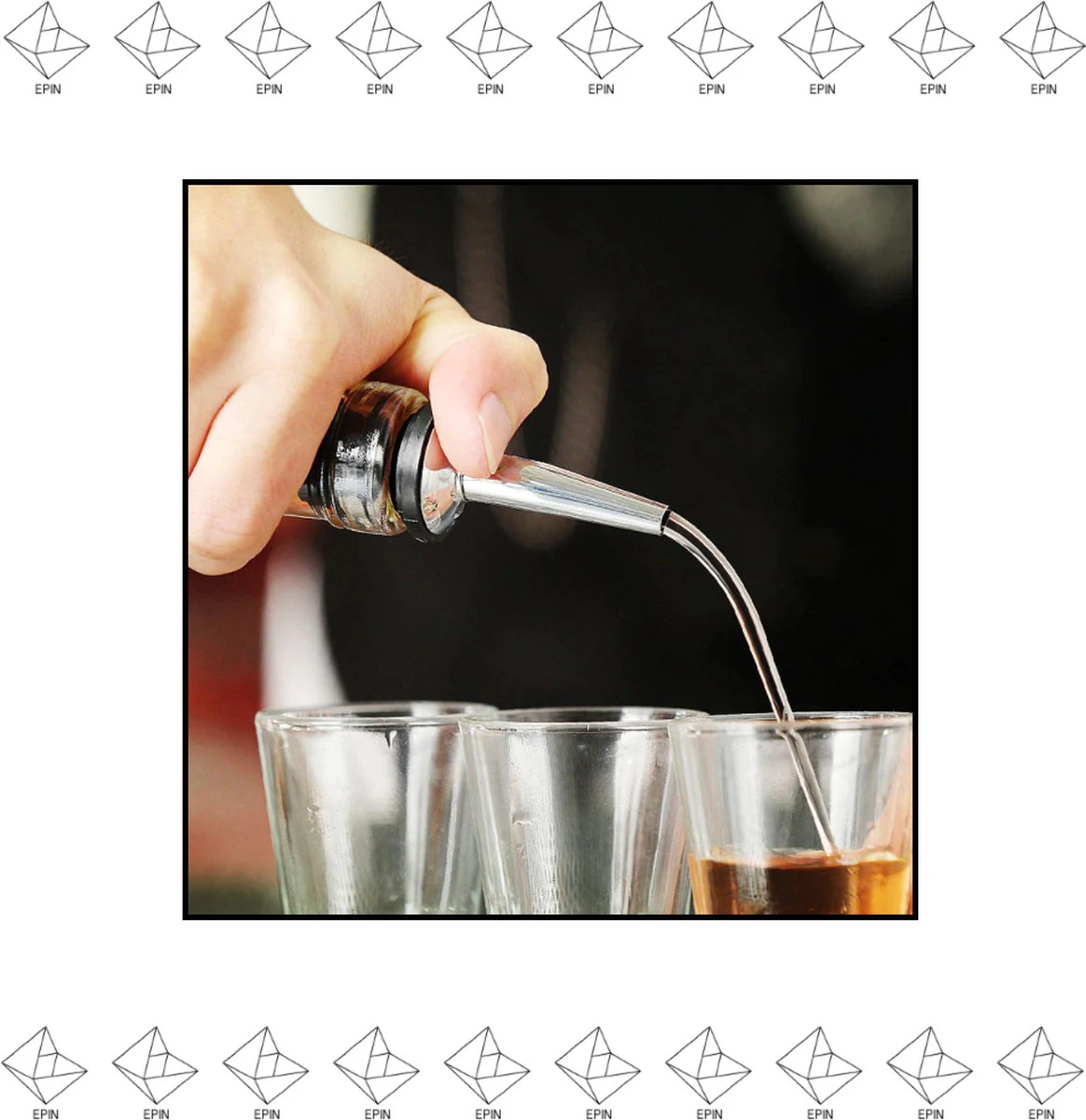 Bec Verseur 1 Pièce / Acier Inoxydable / Anneau D'étanchéité En Caoutchouc / Bouchon Verseur De Décantation / Accessoires De Cuisine / Becs Verseurs De Cocktails Et De Boissons Mixtes / EPIN 3D 4 Bec Verseur 1 Pièce / Acier Inoxydable / Anneau D'étanchéité En Caoutchouc / Bouchon Verseur De Décantation / Accessoires De Cuisine / Becs Verseurs De Cocktails Et De Boissons Mixtes / EPIN 3D – Image 4