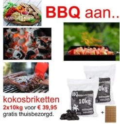 Briquettes De Noix De Coco 2x10kg + Allume-feu Gratuits / Briquettes De Noix De Coco / Briquettes De Noix De Coco Prodica Holland 6 Briquettes De Noix De Coco 2x10kg + Allume-feu Gratuits / Briquettes De Noix De Coco / Briquettes De Noix De Coco Prodica Holland -Cuisine Fournitures Magasin 1164x1200 16