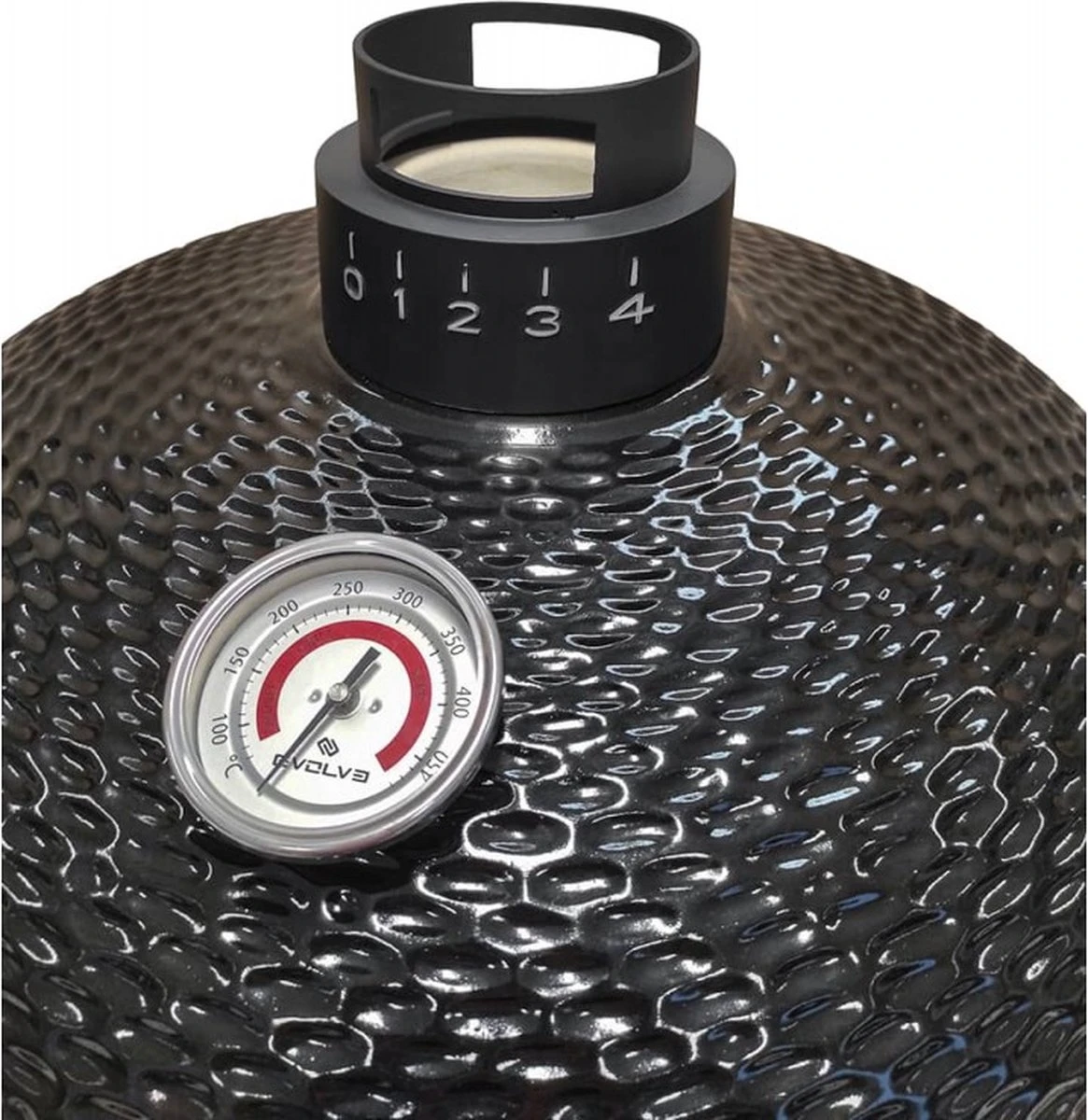 Evolve Advanced Solo - Barbecue Kamado 24" / 61 CM / XXL - Sans Base Ni Tables D'appoint - Accessoires Gratuits Inclus - Parois En Céramique - Forme D'oeuf - Chaleur Directe + Chaleur Indirecte - Ventilation Professionnelle - Thermomètre Intelligent 14 Evolve Advanced Solo - Barbecue Kamado 24" / 61 CM / XXL - Sans Base Ni Tables D'appoint - Accessoires Gratuits Inclus - Parois En Céramique - Forme D'oeuf - Chaleur Directe + Chaleur Indirecte - Ventilation Professionnelle - Thermomètre Intelligent – Image 14