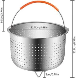 Panier Vapeur Inox, Accessoires Autocuiseur, Insert Inox Avec Poignée Silicone, Raccord Autocuiseur, Autocuiseur Pour Casseroles, Marmites, Autocuiseur, Cuisson Vapeur Légumes, Fruits, Oeufs 11 Panier Vapeur Inox, Accessoires Autocuiseur, Insert Inox Avec Poignée Silicone, Raccord Autocuiseur, Autocuiseur Pour Casseroles, Marmites, Autocuiseur, Cuisson Vapeur Légumes, Fruits, Oeufs -Cuisine Fournitures Magasin 1167x1200 1