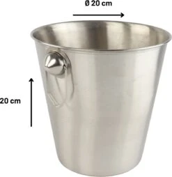 Orange85 à Champagne - Seau à Vin - Seau à Glace - Acier Inoxydable - Mat - 20cm -Cuisine Fournitures Magasin 1167x1200 2