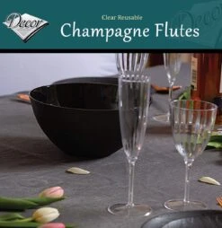 Decorline - 48 X Verres à Champagne En Plastique à Usage Multiple De Transparent, Verres à Pied Flûte à Champagne En Plastique Pour Mariages, Célébrations Et Fêtes, Set - Lot De 48 - Transparent 10 Decorline - 48 X Verres à Champagne En Plastique à Usage Multiple De Transparent, Verres à Pied Flûte à Champagne En Plastique Pour Mariages, Célébrations Et Fêtes, Set - Lot De 48 - Transparent -Cuisine Fournitures Magasin 1169x1200 12
