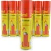 TronicXL 8x Briquet Gaz à Recharger, Gaz Butane Pour Brûleurs Flamme Ours, Briquets Tempête, Briquet Bâton, Jet Flamme, Briquet, Recharge Gaz, Cartouches Avec Adaptateur, Flacon Recharge 300ml