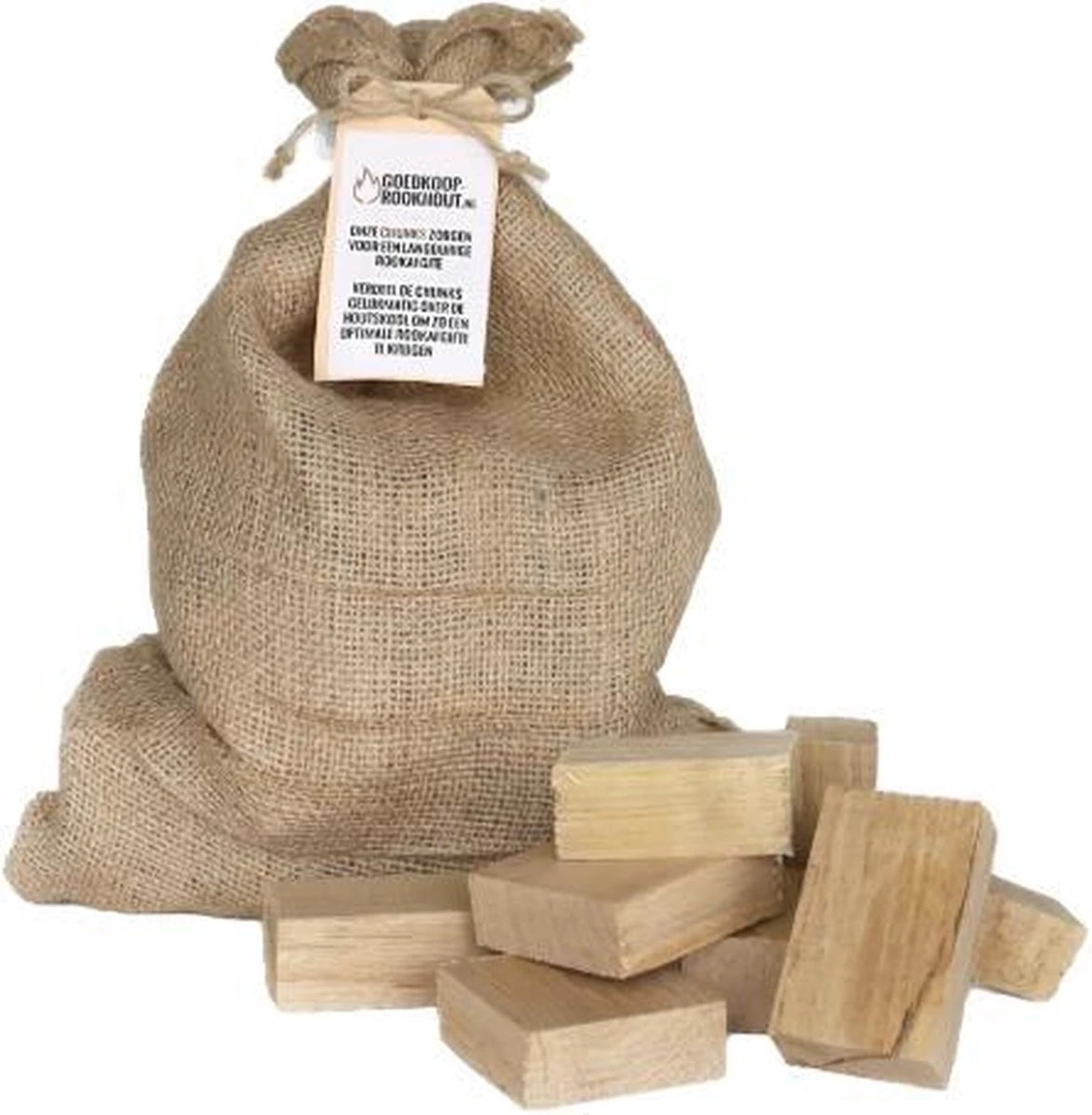 Morceaux De Chêne - 1,5 KG - Bois De Fumée - BBQ 1 Morceaux De Chêne - 1,5 KG - Bois De Fumée - BBQ