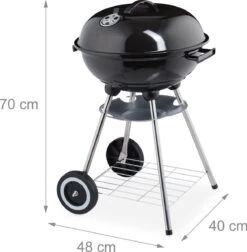 Relaxdays Barbecue Au Charbon De Bois Avec Couvercle - Barbecue à Bouilloire - Barbecue - Grill à Boules - Noir 16 Relaxdays Barbecue Au Charbon De Bois Avec Couvercle - Barbecue à Bouilloire - Barbecue - Grill à Boules - Noir -Cuisine Fournitures Magasin 1178x1200