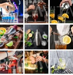 BELLAVITA Cocktail Set - 16 Pièces - 750ml - Cocktail - Shaker - Bartender - Verre Doseur - Acier Inoxydable - Bamboe 23 BELLAVITA Cocktail Set - 16 Pièces - 750ml - Cocktail - Shaker - Bartender - Verre Doseur - Acier Inoxydable - Bamboe -Cuisine Fournitures Magasin 1181x1200 7