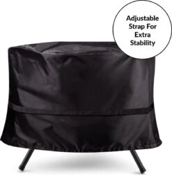 Housse De Cheminée - Avec Cordon De Serrage - 80 X 150 Cm - Imperméable - Housse - Zwart - Fabriqué En Polyester 210D - Super Solide Et Léger