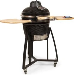 Patton - Kamado 16 - Premium Black - Barbecue En Céramique - Avec Indicateur De Température à Cœur Bluetooth - éclairage LED - Moyen - Complet - Noir -Cuisine Fournitures Magasin 1184x1200 1