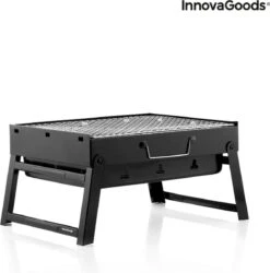 Innovagoods Barbecue Portable Pliable à Utiliser Avec Du Charbon De Bois - Barbecue Portable - Barbecue Pliable - Petit Barbecue - Barbecue Portable - Barbecue De Table - Barbecue De Table Charbon De Bois - Petit Barbecue - Mini Barbecue -Cuisine Fournitures Magasin 1184x1200