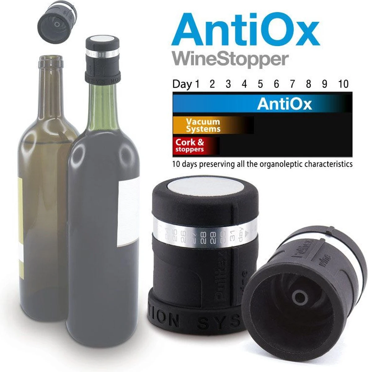 Pulltex Wine Pulltex Wine Stopper Wine Stopper Stockage De Vin Anti-ox 2 Pulltex Wine Pulltex Wine Stopper Wine Stopper Stockage De Vin Anti-ox – Image 2