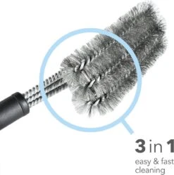 Dimono® Professional Grill Brush Brosse Pour BBQ Pour Un Nettoyage à 360° En Acier Inoxydable - Nettoyer L' Outdoor, Le Gril Et Le Barbecue Plus Rapidement (Standard) -Cuisine Fournitures Magasin 1191x1200