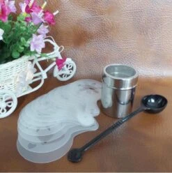 Set' écarteurs à Cappuccino / Cacao En Acier Inoxydable - Avec Modèles De Café / Cacao Et Cuillère à Tools Barista 11 Set' écarteurs à Cappuccino / Cacao En Acier Inoxydable - Avec Modèles De Café / Cacao Et Cuillère à Tools Barista -Cuisine Fournitures Magasin 1193x1200 11