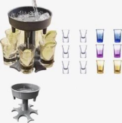 Fontaine à Shot Avec 6 Verres à Shot Bouchons Colorés Et Anti-fuites - Machine à Shot - Distributeur à Shot - Verseur - Shot - Verres à Shot - Distributeur - Boisson - Fête - 7 Fontaine à Shot Avec 6 Verres à Shot Bouchons Colorés Et Anti-fuites - Machine à Shot - Distributeur à Shot - Verseur - Shot - Verres à Shot - Distributeur - Boisson - Fête - -Cuisine Fournitures Magasin 1193x1200 20