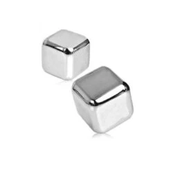 Mixologie - Glaçons En Acier Inoxydable Rocks Of Steel - Pierres à Whisky Carrées - Réutilisables -Cuisine Fournitures Magasin 1193x1200 23