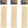 Aide-cuisinier | 3 X 100 Brochettes De Bamboe Longues | Brochettes De Bambou| Durable Et Respectueux De L'environnement