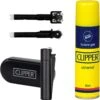 Deal Clipper Classic Large Métal "Black Matte / Matte" + 1 X Clipper Gas 100ml + 2 X Flint Systems