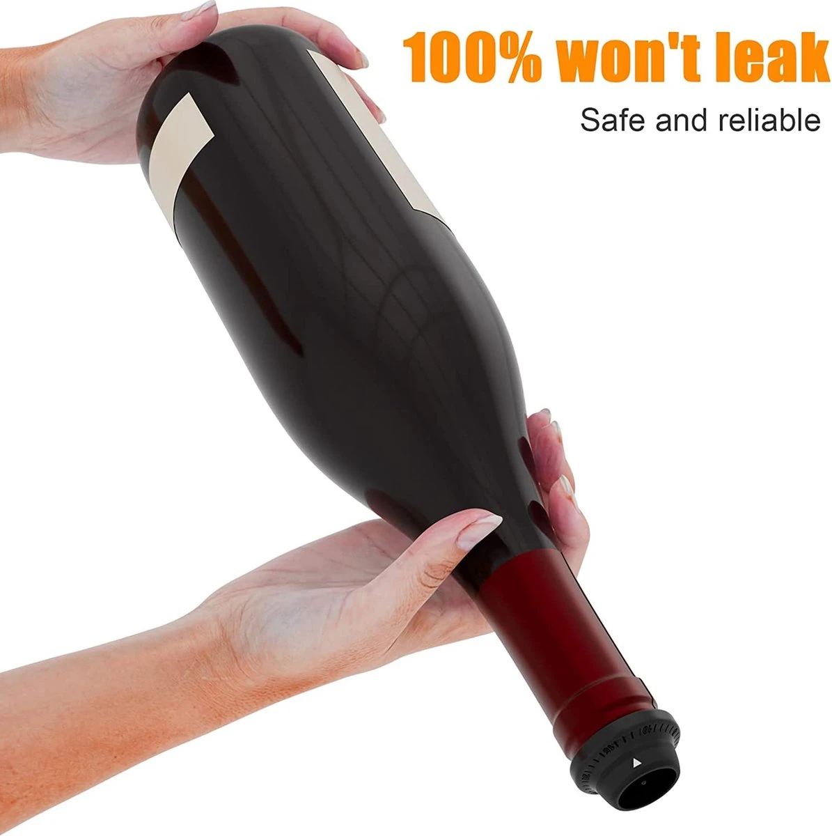 DOWO® - Bouchon à Vin Sous Vide - Avec 4 Bouchons à Vin - Pompe à Vide à Vin - Accessoires Vin - Valve à Vin - Bouchon à Vin - Pompe à Vin - Pompe à Vide - Économiseur De Vin 2 DOWO® - Bouchon à Vin Sous Vide - Avec 4 Bouchons à Vin - Pompe à Vide à Vin - Accessoires Vin - Valve à Vin - Bouchon à Vin - Pompe à Vin - Pompe à Vide - Économiseur De Vin – Image 2