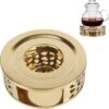 Théière Pour Théière Chauffe-thé En Acier Inoxydable Bouilloire Chauffe-plat Porte-bougie Chauffe-théière Chauffe-thé Chauffe-thé Chauffe-chauffage Avec Porte-bougie Chauffe-plat