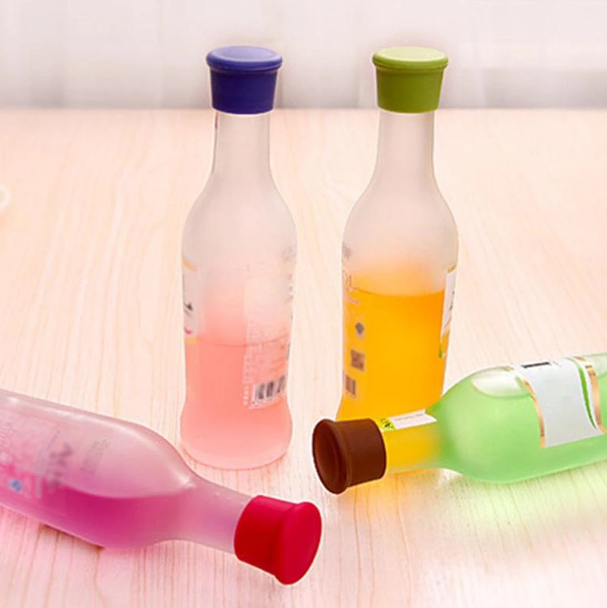 Bouchons à Vin En Siliconen - Bouchons à Vin - Jaune - Réutilisables - Sous Vide - C&C 1 Bouchons à Vin En Siliconen - Bouchons à Vin - Jaune - Réutilisables - Sous Vide - C&C