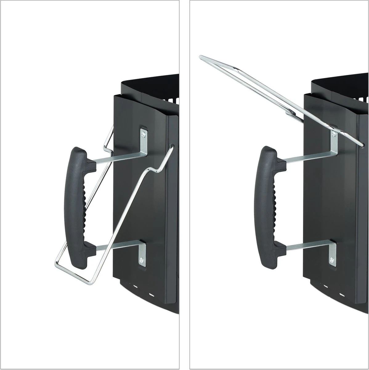 Allumeur De Briquettes Relaxdays - Avec Poignée - Allume-charbon - Barbecue - Fer - Noir 7 Allumeur De Briquettes Relaxdays - Avec Poignée - Allume-charbon - Barbecue - Fer - Noir – Image 7