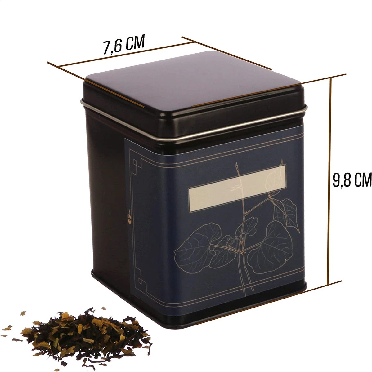 Boîte à Thé, Classique Et Carrée, 6 Pièces, Boîte De Rangement, Empilable, Y Compris 6 étiquettes Pour L'étiquetage, étanche Aux Arômes En Métal, également Idéale Comme Boîte à Farine, à Riz Ou à Biscuits 6 Boîte à Thé, Classique Et Carrée, 6 Pièces, Boîte De Rangement, Empilable, Y Compris 6 étiquettes Pour L'étiquetage, étanche Aux Arômes En Métal, également Idéale Comme Boîte à Farine, à Riz Ou à Biscuits – Image 6