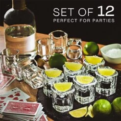 12 Verres à Shot Carrés En Verre 6cl - Passe Au Lave-vaisselle - Stable Grâce Au Fond épais - Des Verres à Shot Pour Toutes Les Fêtes -Cuisine Fournitures Magasin 1199x1200 37