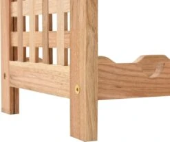 Prolenta Premium - Casier à Vin Pour 25 Bouteilles 63x25x73 Cm Bois De Noyer Massif - Maison Et Jardin -Cuisine Fournitures Magasin 1200x1006 5