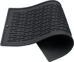 KINGDOWAY Porte-bouteilles - Porte-bouteilles - Porte-bouteilles - Avec Tapis Anti-goutte - Pour Bouteilles Duo, Crystal, Easy, Fuse, E-mail Soda Stream - Zwart Mat -Cuisine Fournitures Magasin 1200x1007 4