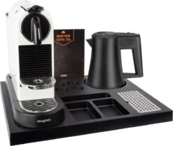 Plateau D'accueil Roootz Venezia Avec Bouilloire Et Notice - Porte-capsule Nespresso - Plateau à Café - ABS Résistant à La Chaleur -Cuisine Fournitures Magasin 1200x1009 1