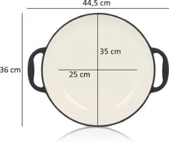 Poêle à Paella Mahlzeit émaillée | Ø 35 Cm | Blue Berry | Casserole En Fonte Avec Deux Poignées | Poêle à Griller, Poêle à Paella Grill, Poêle à Paella Allant Au Four, Poêle à Paella En Fonte, Poêle Pour Grill à Gaz -Cuisine Fournitures Magasin 1200x1010 2