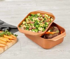 Livington Copperline WonderCooker - Ensemble De Cuisine 14 En 1 - Casserole, Poêle à Griller, Mijoteuse Et Plus - Ensemble De Cuisine Pour Tous Les Types De Cuisinières, Y Compris L'induction -Cuisine Fournitures Magasin 1200x1014 1