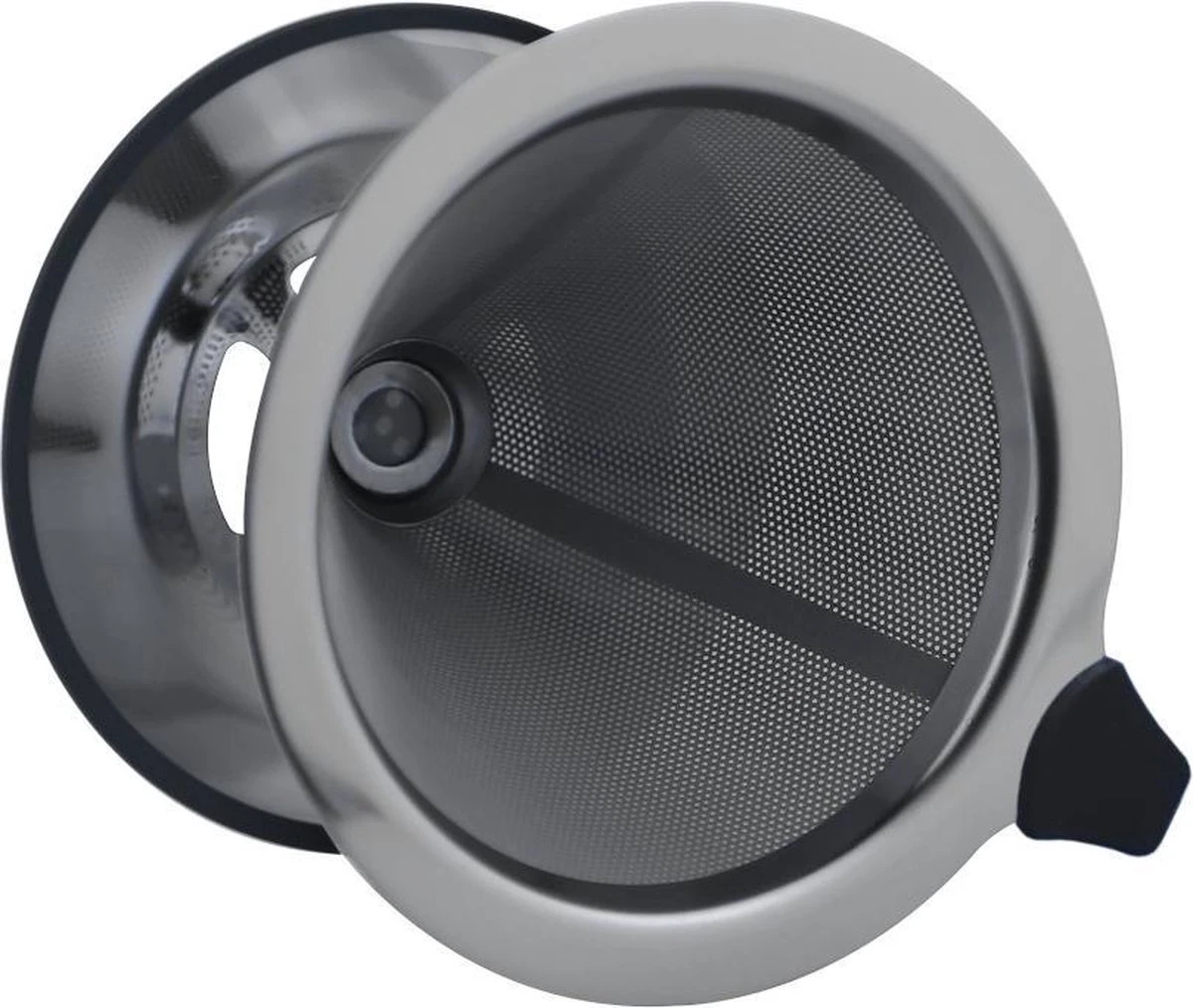 Porte-filtre à Café 1x4 - Filtre à Café Réutilisable En Acier Inoxydable - Porte-filtre à Café - Filtre à Café Permanent - Goutteur à Café - Acier Inoxydable 3 Porte-filtre à Café 1x4 - Filtre à Café Réutilisable En Acier Inoxydable - Porte-filtre à Café - Filtre à Café Permanent - Goutteur à Café - Acier Inoxydable – Image 3