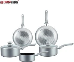 Herzberg HG-1020 : Set De Casseroles 7 Pièces Avec Revêtement Antiadhésif Et Revêtement En Pierre -Cuisine Fournitures Magasin 1200x1016 2
