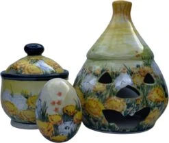 Sucrier- Souci - Céramique- Poterie- Bunzlau- Fait à La Main- Fait à La Handgemaakt- Peint à La Main- Peint à La Main- Thee- Café - Accessoires De Maison La Maison -Cuisine Fournitures Magasin 1200x1016 5