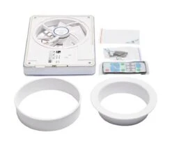 Ventilateur Silencieux SENCYS IFAN, Mural Avec Télécommande, Minuterie, Capteur D'humidité, Pour Ø100 / 125mm -Cuisine Fournitures Magasin 1200x1017 7