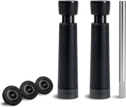 Airtender Vin Aerated And Vacuum Set - Aérateur De Vin - Pompe à Vin - Stockage Sous Vide - Décanteur - Acier Inoxydable