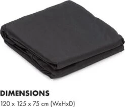 Housse De Protection De Klarstein De Bœuf Klarstein , Housse De Barbecue, Résistant Aux Intempéries, Surface Lavable, Toile Oxford Noire -Cuisine Fournitures Magasin 1200x1024 3