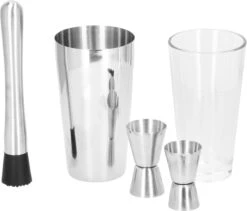 Ensemble De Cocktails Set | Set De 14 Shakers à Cocktail | Y Compris Boîte-cadeau | ACIER INOXYDABLE | Couleur Argent -Cuisine Fournitures Magasin 1200x1025 2