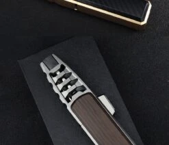 Briquet Super Turbo Jetflame - Brûleur à Gaz - Torch De Feu D'artifice - Brander à Crème Brûlée - BBQ Et Allume-cigare - Coupe-vent - Bois De Noyer Avec Boîtier En Métal Gris -Cuisine Fournitures Magasin 1200x1028 9