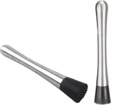 Thuys Cocktail Stamper - Cocktail Stamper - Muddler - Tonic Stamper - Citroen Stamper - Inox - Argent