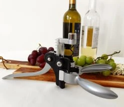 Tire-bouchon Professionnel Premium Black Edition - Ouvre-bouteille - Ouvre-bouteille - Octopus - Tire-bouchon Power Octopus - Zwart/ Grijs -Cuisine Fournitures Magasin 1200x1033 1