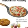 Pelle à Pizza 30 Cm Pour Four Ou BBQ - Ronde - Métal - Avec Manche En Bois