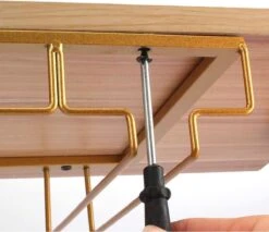 DecoVino - Porte Verres à Vin / Porte Verres à Vin - 21 Verres - 7 Rangées | Or 7 DecoVino - Porte Verres à Vin / Porte Verres à Vin - 21 Verres - 7 Rangées | Or -Cuisine Fournitures Magasin 1200x1035 3