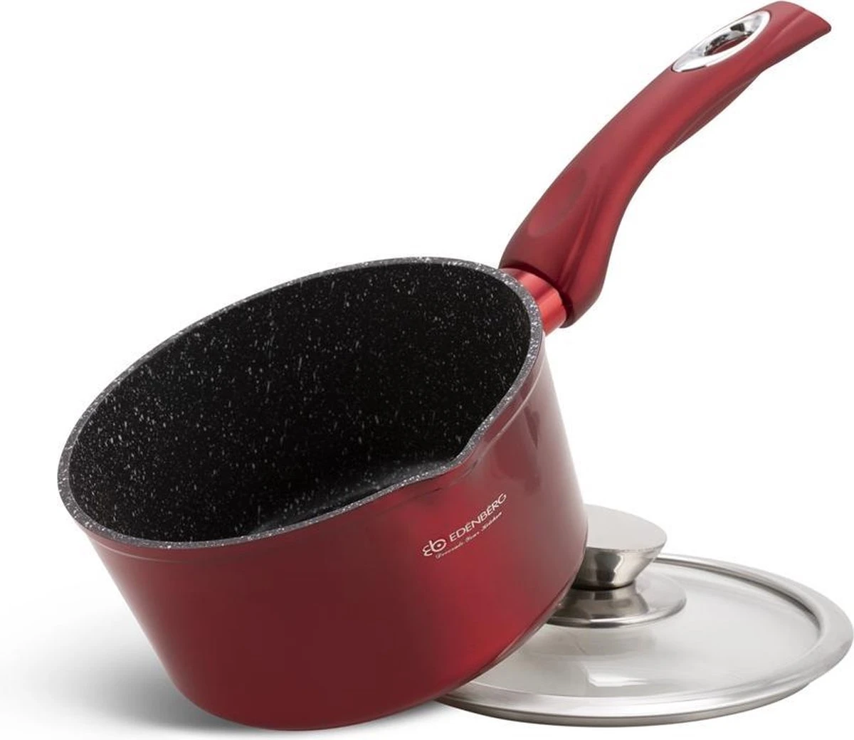 Edënbërg Red Line - Batterie De Cuisine De Luxe De 12 Pièces En Aluminium Forgé - Rouge / Métallisé 12 Edënbërg Red Line - Batterie De Cuisine De Luxe De 12 Pièces En Aluminium Forgé - Rouge / Métallisé – Image 12