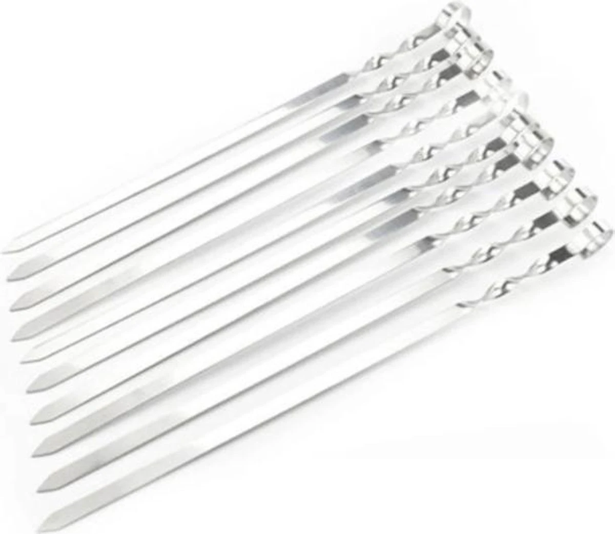 Pointes De Barbecue, Acier Inoxydable, 10 Pièces - BBQ Grill Spies Pics à Brochettes Stylos Brochettes Satay Kebap Kabab Shaslik 1 Pointes De Barbecue, Acier Inoxydable, 10 Pièces - BBQ Grill Spies Pics à Brochettes Stylos Brochettes Satay Kebap Kabab Shaslik