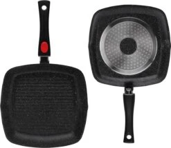 Edënberg Black Line - Poêle à Griller En Céramique Avec Couvercle - 24x24 Cm - Revêtement Antiadhésif 3 Couches ! 11 Edënberg Black Line - Poêle à Griller En Céramique Avec Couvercle - 24x24 Cm - Revêtement Antiadhésif 3 Couches ! -Cuisine Fournitures Magasin 1200x1043 3