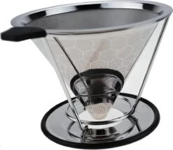 Filtre à Café Réutilisable En Acier Inoxydable - Porte-filtre à Café écologique 1x4 - Filtre à Café Permanent - Goutteur à Café - Acier Inoxydable - Camping - Barista - Espresso -Cuisine Fournitures Magasin 1200x1043 6