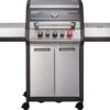 Barbecue à Gaz Enders Monroe Pro 3 SIK Turbo - 56 KG - Inox - Surface De Cuisson 62 × 43 Cm - Matière Grille De Cuisson Fonte émaillée