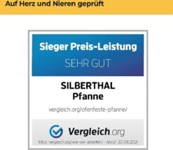 SILBERTHAL Poêle à Frire Induction 28 Cm - Poêle à Revêtement - Inox - Pour Tous Feux Et Passe Au Four -Cuisine Fournitures Magasin 1200x1045 2