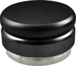 Expresso écarlate | Tamper "Flat" Pour Barista; Pour Une Extraction Parfaite Avec Des Machines Porte-tamis; Pour Tamis D'un Diamètre De 58 Mm; Conception Robuste Avec Un Poids De 490 G. Noir